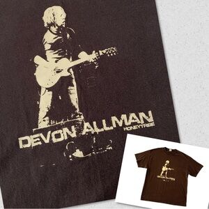 Rare Devon Allman with Guitar Honeytribe T-Shirt